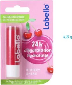 Labello Cherry Shine - Lippenbalsem -Mode Cosmetica Lipmake-Upwinkel 1011x1200 2