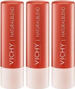 Vichy Naturalblend Lippenbalsem - Nude - 3 Stuks - Hydrateert -Mode Cosmetica Lipmake-Upwinkel 1016x1200