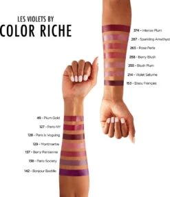 L’Oréal Paris Lippenstift Color Riche Satin - 142 Bonjour Bastille Paars -Mode Cosmetica Lipmake-Upwinkel 1038x1200 2