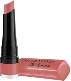 Bourjois Rouge Velvet Lippenstift - 002 Flaming'rose -Mode Cosmetica Lipmake-Upwinkel 1047x1200 1