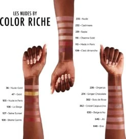 L’Oréal Paris Make-Up Designer Color Riche Satin Lipstick - 231 Sepia Silk - Nude - Verzorgende Lippenstift Met Arganolie Voor Een Comfortabel Gevoel - 4,54 Gr -Mode Cosmetica Lipmake-Upwinkel 1095x1200