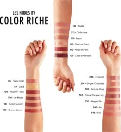 L’Oréal Paris Make-Up Designer Color Riche Satin Lipstick - 231 Sepia Silk - Nude - Verzorgende Lippenstift Met Arganolie Voor Een Comfortabel Gevoel - 4,54 Gr -Mode Cosmetica Lipmake-Upwinkel 1098x1200