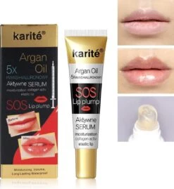 Karité SOS Lip Plumping Gloss - Lip Plumper - Vollere Lippen - Collageen - Argan Olie - Gehydrateerde Lippen - Lipgloss
