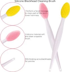 Merkloos Lip Scrub Borstel Set 4-delig - Mee Eters Verwijderen – Gezichtsreiniger – Gezichtsborstel Blackhead Remover -Mode Cosmetica Lipmake-Upwinkel 1166x1200 3