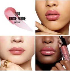 DIOR ADDICT LIP MAXIMIZER - Vollermakende Gloss - 038 Rose Nude - 6 ML - 24 Uur Zichtbaar Effect -Deluxe - Gewild - Snel Uitverkocht - Rituals - Beste Getest Uit De Consumentenbond - Let Op: Op = Op -Mode Cosmetica Lipmake-Upwinkel 1187x1200