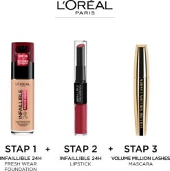 L’Oréal Paris Lippenstift Infaillible 24H - 801 Toujours Toffee 5 Ml -Mode Cosmetica Lipmake-Upwinkel 1193x1200 3