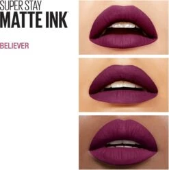 Maybelline Superstay Matte Ink Lippenstift - 40 Believer -Mode Cosmetica Lipmake-Upwinkel 1197x1200 4