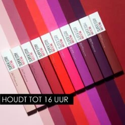 Maybelline Superstay Matte Ink Lippenstift - 40 Believer -Mode Cosmetica Lipmake-Upwinkel 1198x1200 14