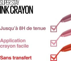 Maybelline SuperStay Ink Crayon Matte Lippenstift - 35 Treat Yourself - Roze -14 Gr -Mode Cosmetica Lipmake-Upwinkel 1200x1031 2