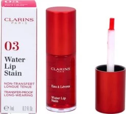 Clarins Water Lip Stain Lipgloss - 7 Ml -Mode Cosmetica Lipmake-Upwinkel 1200x1088
