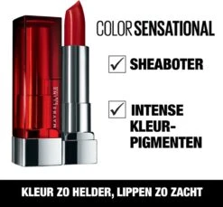 Maybelline Color Sensational Cream Lippenstift - 200 Rose Embrace - Roze -Mode Cosmetica Lipmake-Upwinkel 1200x1112 2