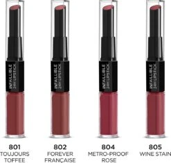 L’Oréal Paris Lippenstift Infaillible 24H - 801 Toujours Toffee 5 Ml -Mode Cosmetica Lipmake-Upwinkel 1200x1147 3