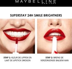 Maybelline SuperStay 24H Smile Brighters Lippenstift - 860 Crisp Magenta - Roze - Langhoudend -Mode Cosmetica Lipmake-Upwinkel 1200x1150 9
