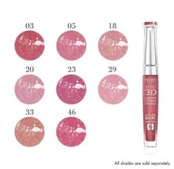 Bourjois Gloss Effet 3D Effect Lipgloss - 03 Brun Rose Academic -Mode Cosmetica Lipmake-Upwinkel 1200x1164 2