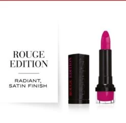 Bourjois ROUGE EDITION - 07 - Fuchsia- Rose -Mode Cosmetica Lipmake-Upwinkel 1200x1170 30