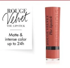 Bourjois Rouge Velvet The Lipstick Lippenstift - 15 Peach Tatin -Mode Cosmetica Lipmake-Upwinkel 1200x1170 52