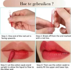 Bellive Tattoo Lipstick Red - Lipstick Dames - Tiktok - Lippenstift Wattenstaafje 20 Stuks - Lipstick Set - Waterproof Lipstick - Lippenstift Langhoudend - Long Lasting Lip Gloss - Multicolor -Mode Cosmetica Lipmake-Upwinkel 1200x1175 2