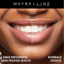 Maybelline SuperStay 24H Smile Brighters Lippenstift - 850 Frosted Mauve - Roze - Langhoudend -Mode Cosmetica Lipmake-Upwinkel 1200x1198 22