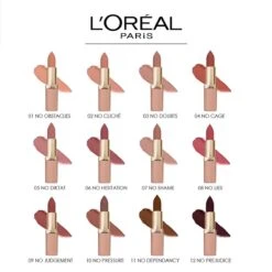 L’Oréal Paris Color Riche Free The Nudes Lipstick - Nude Matte - 06 No Hesitation - Bruin - 3,9 Gr -Mode Cosmetica Lipmake-Upwinkel 1200x1199 2