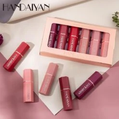 Handaiyan Lipstick Matte - Set Van 6 Kleuren - Lippenstift - Langhoudend - Make Up -Mode Cosmetica Lipmake-Upwinkel 1200x1200 277