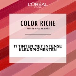 L'Oréal Paris - Color Riche Intense Volume Matte Lipstick - 187 Le Fushia Libre - Roze Lippenstift -Mode Cosmetica Lipmake-Upwinkel 1200x1200 288