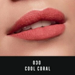 Max Factor Lipfinity Velvet Matte Lippenstift - 030 Cool Coral Rood -Mode Cosmetica Lipmake-Upwinkel 1200x1200 392