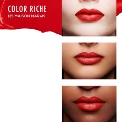 L’Oréal Paris Lippenstift Color Riche Satin - 125 Maison Marais Rood -Mode Cosmetica Lipmake-Upwinkel 1200x1200 425