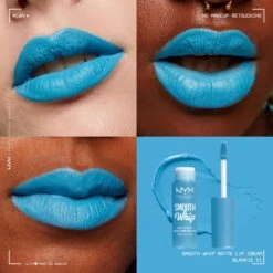 NYX Professional Makeup - Smooth Whip Matte Lip Cream Blankie - Vloeibare Lippenstift - 4ML -Mode Cosmetica Lipmake-Upwinkel 1200x1200 485