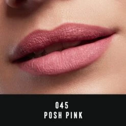 Max Factor Lipfinity Velvet Matte Lippenstift - 045 Posh Pink Nude -Mode Cosmetica Lipmake-Upwinkel 1200x1200 488