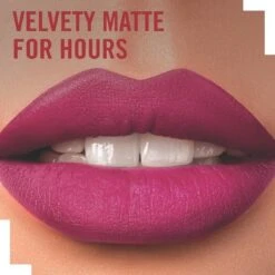Rimmel London Lasting Matte Finish Lippenstift - 107 Burgundy-Wine -Mode Cosmetica Lipmake-Upwinkel 1200x1200 622