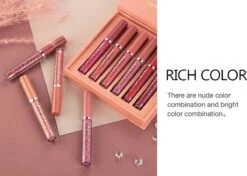 HANDAIYAN® | Liquid Lipsticks | Set Van 6 | Matte Lippenstift | Vloeibare Lippenstift | Waterproof | Make Up Set | Geschenkset | Giftset | Lipstick | Lippenstift | Lipgloss | Lip Gloss -Mode Cosmetica Lipmake-Upwinkel 1200x853