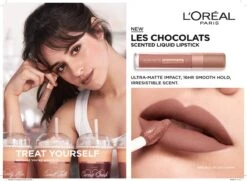 L'Oréal Paris Les Chocolates Ultra Matte Liquid Lippenstift - 852 Box Of Chocolates -Mode Cosmetica Lipmake-Upwinkel 1200x881 1