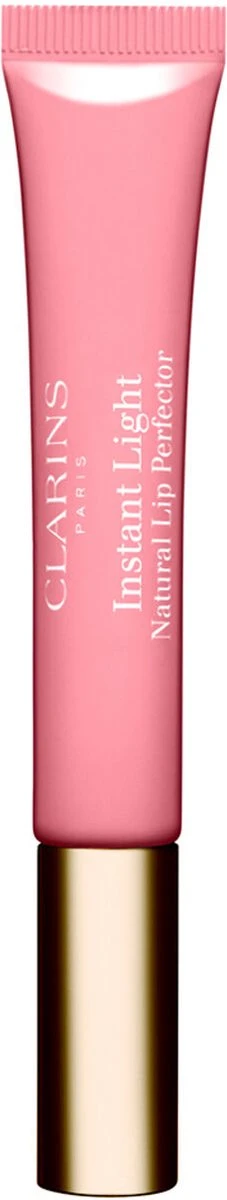 Clarins Instant Light Natural Lip Perfector - 01 Rose Shimmer - Lipgloss - 12 Ml
