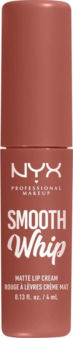 NYX Professional Makeup - Smooth Whip Matte Lip Cream Teddy Fluff - Vloeibare Lippenstift - 4ML -Mode Cosmetica Lipmake-Upwinkel 259x1200