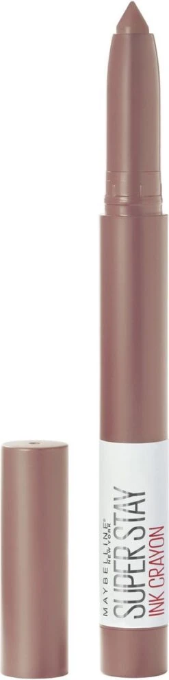 Maybelline SuperStay Ink Crayon Matte Lipstick - 10 Trust Your Gut -Mode Cosmetica Lipmake-Upwinkel 299x1200 1