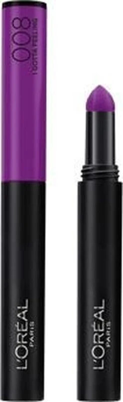 L'Oréal Paris Infaillible Matte Max - 008 I Gotta Feeling Violet- Lippenstift -Mode Cosmetica Lipmake-Upwinkel 367x1200 2