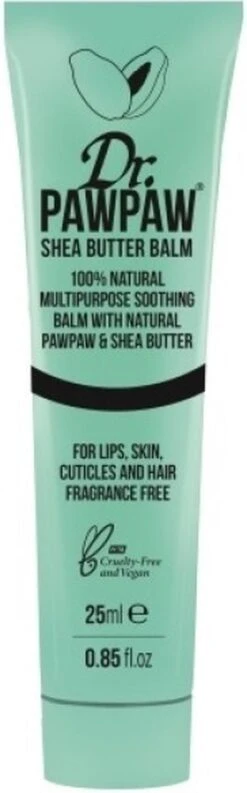Dr Pawpaw Lipbalm Shea Butter -Mode Cosmetica Lipmake-Upwinkel 374x1200 1