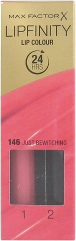 Max Factor Lipfinity Lip Colour Lipgloss - 146 Just Bewitching -Mode Cosmetica Lipmake-Upwinkel 382x1200