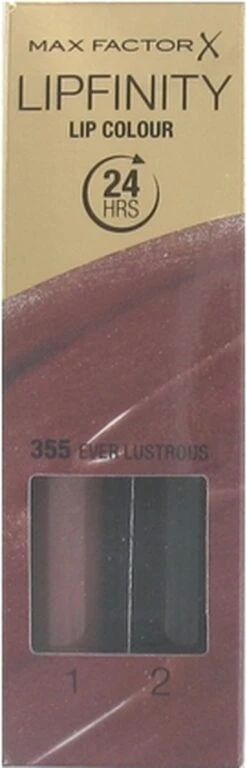 Max Factor Lipfinity 24HR Lip Colour Lipgloss - 355 Ever Lustrous -Mode Cosmetica Lipmake-Upwinkel 386x1200 1