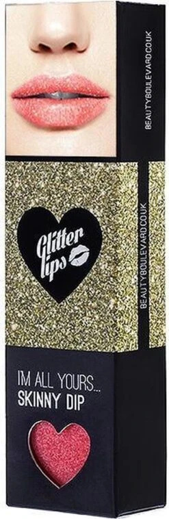 Beauty Blvd Glitter Lips Skinny Dip 3 Piece Gift Set: Gloss Bond 3.5ml - Glitter 3g - Lip Brush -Mode Cosmetica Lipmake-Upwinkel 391x1200 4