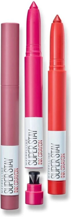 Maybelline SuperStay Ink Crayon Matte Lipstick - 10 Trust Your Gut -Mode Cosmetica Lipmake-Upwinkel 394x1200 2