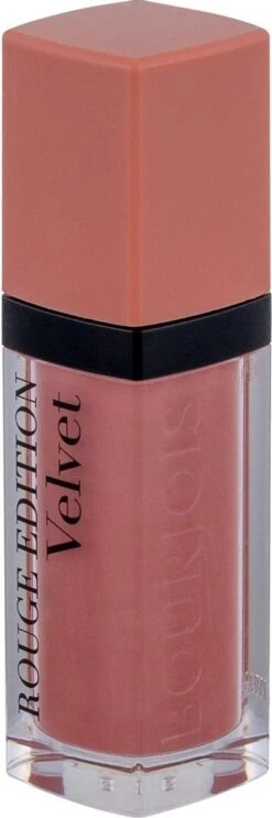 Bourjois Rouge Edition Velvet Lippenstift - 28 Chocopink -Mode Cosmetica Lipmake-Upwinkel 399x1200 2