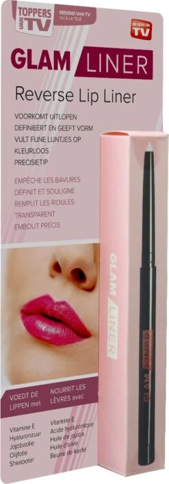 Toppers Van TV Glamliner -Mode Cosmetica Lipmake-Upwinkel 420x1200