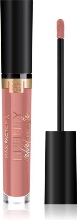Max Factor Lipfinity Velvet Matte Lippenstift - 015 Nude Silk Nude -Mode Cosmetica Lipmake-Upwinkel 423x1200