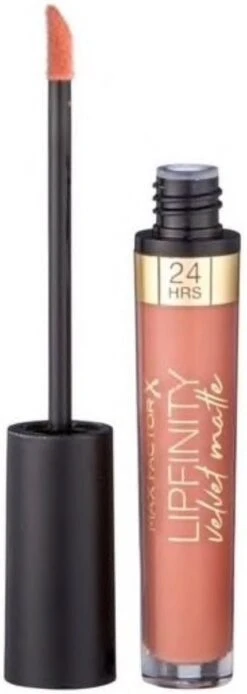 Max Factor Lipfinity Velvet Matte Lippenstift - 040 Luxe Nude Nude -Mode Cosmetica Lipmake-Upwinkel 427x1200 2