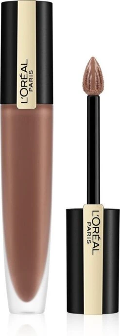 L'Oréal Paris Rouge Signature Lippenstift - 117 I Stand - Nude - Matte Vloeibare Lipstick -Mode Cosmetica Lipmake-Upwinkel 430x1200 2