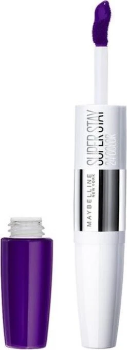 Maybelline Superstay 24h Lippenstift - 800 Purple -Mode Cosmetica Lipmake-Upwinkel 436x1200