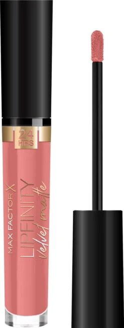 Max Factor Lipfinity Velvet Matte Lippenstift - 030 Cool Coral Rood -Mode Cosmetica Lipmake-Upwinkel 454x1200 1