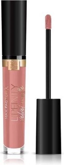 Max Factor Lipfinity Velvet Matte Lippenstift - 015 Nude Silk Nude -Mode Cosmetica Lipmake-Upwinkel 470x1200