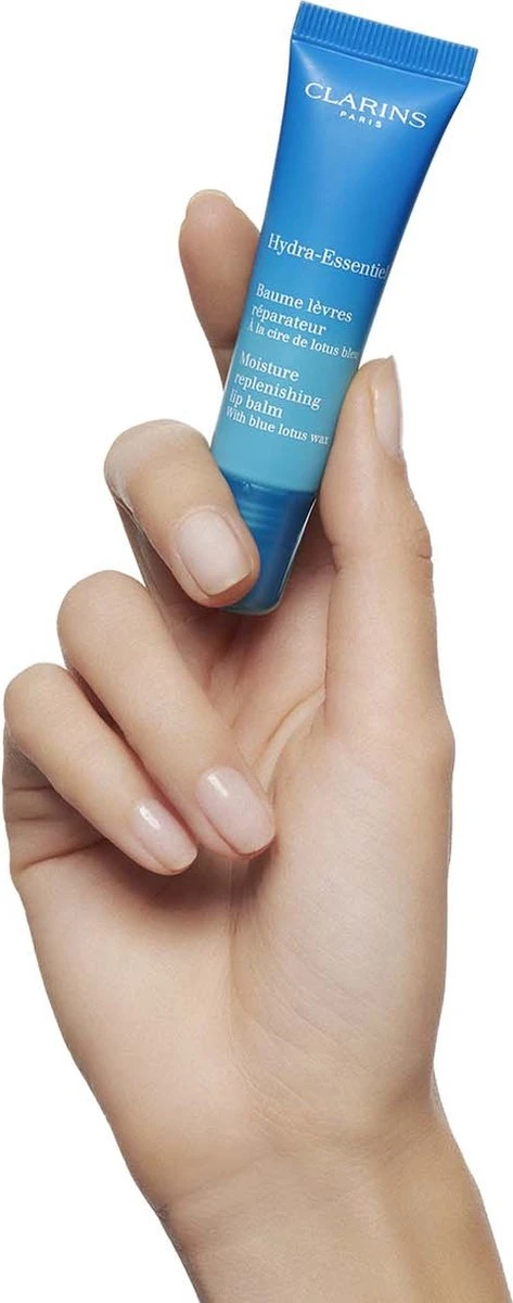 Clarins Hydra-Essentiel Moisture Replenishing Lip Balm Lippenbalsem 15 Ml 11 Clarins Hydra-Essentiel Moisture Replenishing Lip Balm Lippenbalsem 15 Ml - Afbeelding 9